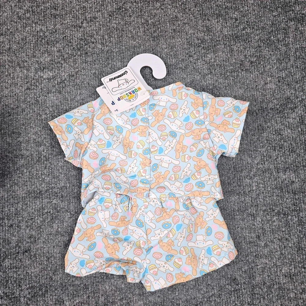 Build A Bear Cinnamoroll Plushie Outfit Sanrio Pajamas Cute BRAND‎ NEW Unstuffed